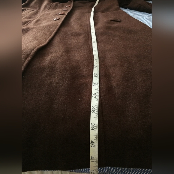 Vintage wool coat women size S-M - Picture 9 of 10